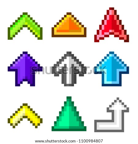 Pixel arrow collection