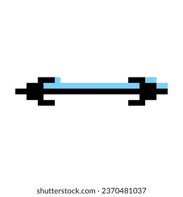 Pixel arrow on white background.