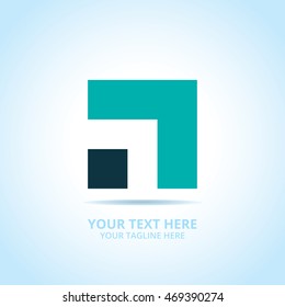 Pixel arrow and point abstract logo, design concept, emblem, logotype element for template.
