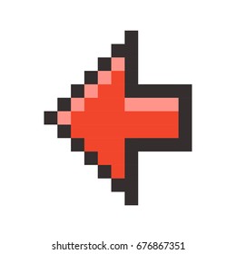 Pixel Arrow Pointer Icon Link Marker