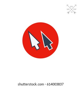 Pixel Arrows Vector Icon