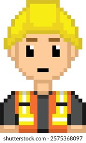 pixel art about people's work
