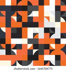 Pixelkunst mit abstraktem Hintergrund aus geometrischen Formen