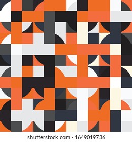 Pixelkunst mit abstraktem Hintergrund aus geometrischen Formen