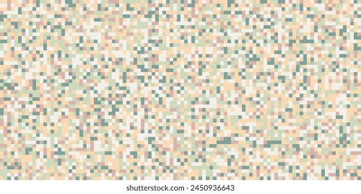Pixel Art Abstract Background Retro 90 s style. Seamless pattern Geometric Mosaic 8 Bit texture. Concept game wallpaper. Vector Illustration