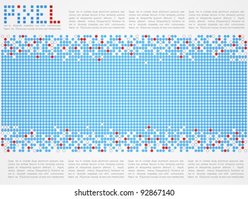 Pixel art. Abstract background. Vector