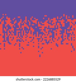 Pixel art. Abstract color combination gradient  background