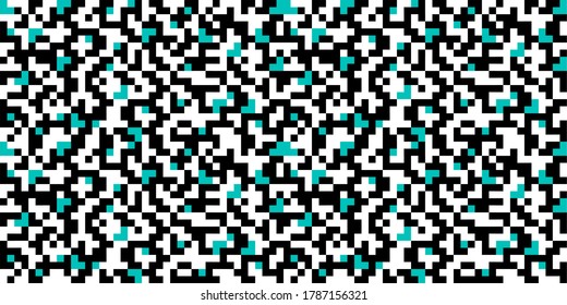Pixel Art Abstract Geometric Pattern Vector Illustration Background