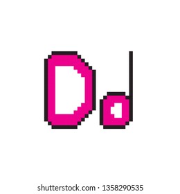 pixel art pixel art alphabet d