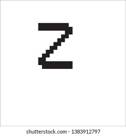  Pixel art alphabet type Z