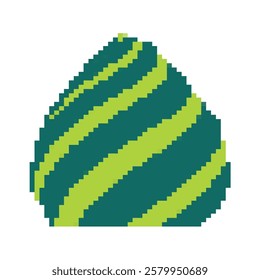 Pixel art of artichoke flower in Da Lat - VietNam