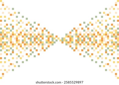 Pixel art background with abstract minimalist 