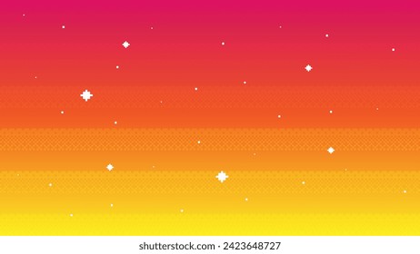Pixel art background in blue and purple color.	