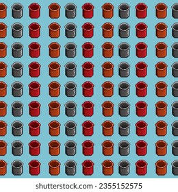 Pixel art background pattern loop of heart on pixelated style.Pixel art,8bits perfect for game asset or design asset element for your game design asset. Background pattern loop.