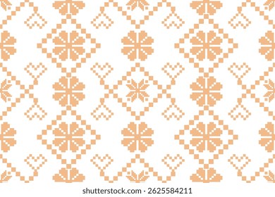 Pixel art background seamless pattern