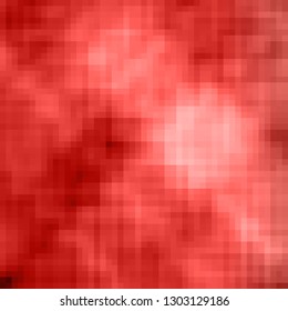 Pixel art background. Vector illustration. Abstract square pixel pattern. Mosaic background