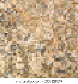 Pixel art background. Vector illustration. Abstract square pixel pattern. Mosaic background