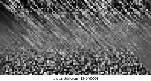 Pixel art background. Vector illustration. Abstract square pixel pattern. Mosaic background