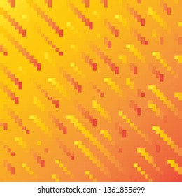 Pixel art background. Vector illustration. Abstract square pixel pattern. Mosaic background