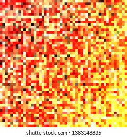 Pixel art background. Vector illustration. Abstract square pixel pattern. Mosaic background