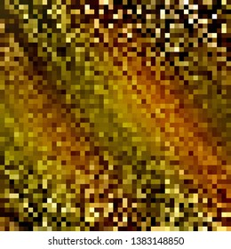 Pixel art background. Vector illustration. Abstract square pixel pattern. Mosaic background