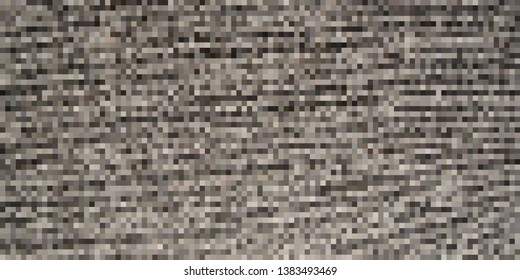 Pixel art background. Vector illustration. Abstract square pixel pattern. Mosaic background