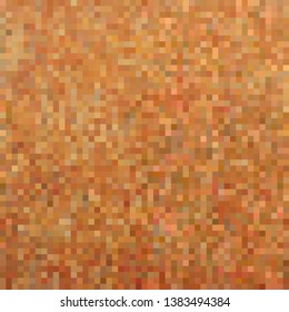Pixel art background. Vector illustration. Abstract square pixel pattern. Mosaic background