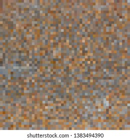 Pixel art background. Vector illustration. Abstract square pixel pattern. Mosaic background