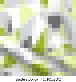 Pixel art background. Vector illustration. Abstract pink square pixel pattern. Mosaic background