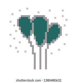 pixel art balloon