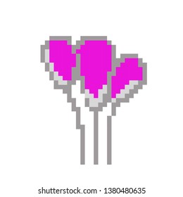 pixel art balloon