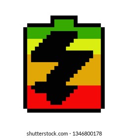 Pixel Art Battery