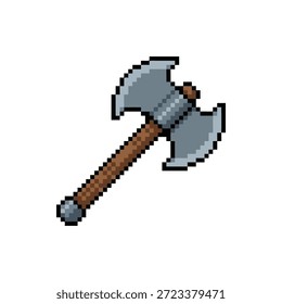 Pixel art batalha machado sprite para ação RPG inventário sistemas