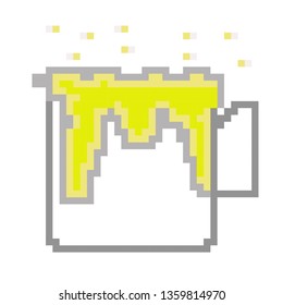 pixel art Beer mug