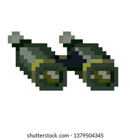 Pixel Art Binoculars