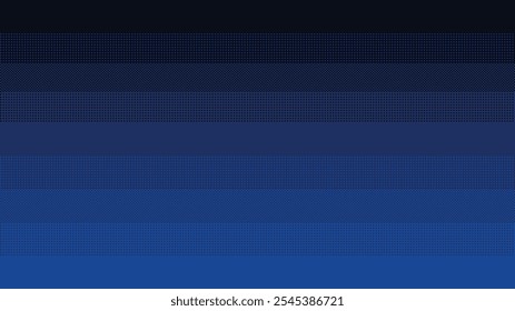 Pixel art blue gradient dithering background. Seamless pattern when docking horizontally, vector.
