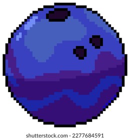 pixel art of bowling ball round