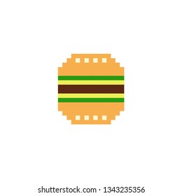 pixel art burger
