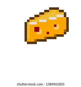 Pixel Art Butter version cartoon
