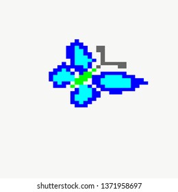 Pixel Art Butterfly