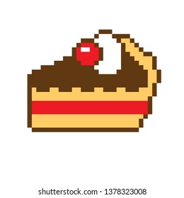 pixel art cake