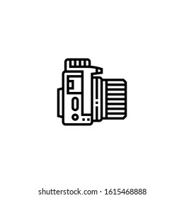 Pixel Art Camera Logo Icon Design Stock Vector (Royalty Free ...