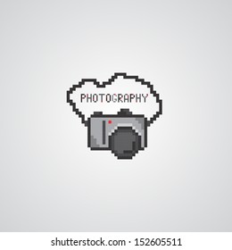 pixel art camera photography
