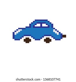 pixel art car