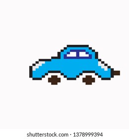 pixel art car