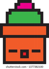 pixel art cartoon