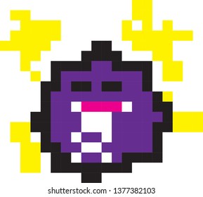 pixel art cartoon