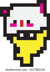 pixel art cartoon