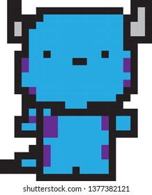 pixel art cartoon