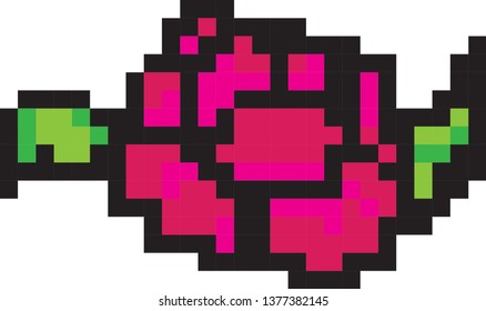 Pixel Art Cartoon Stock Vector (Royalty Free) 1377382145 | Shutterstock